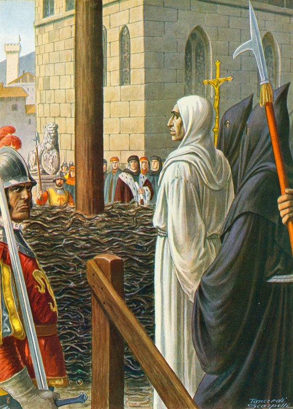 Savonarola, o le a susunuina ola, 1498swed av Tancredi Scarpelli