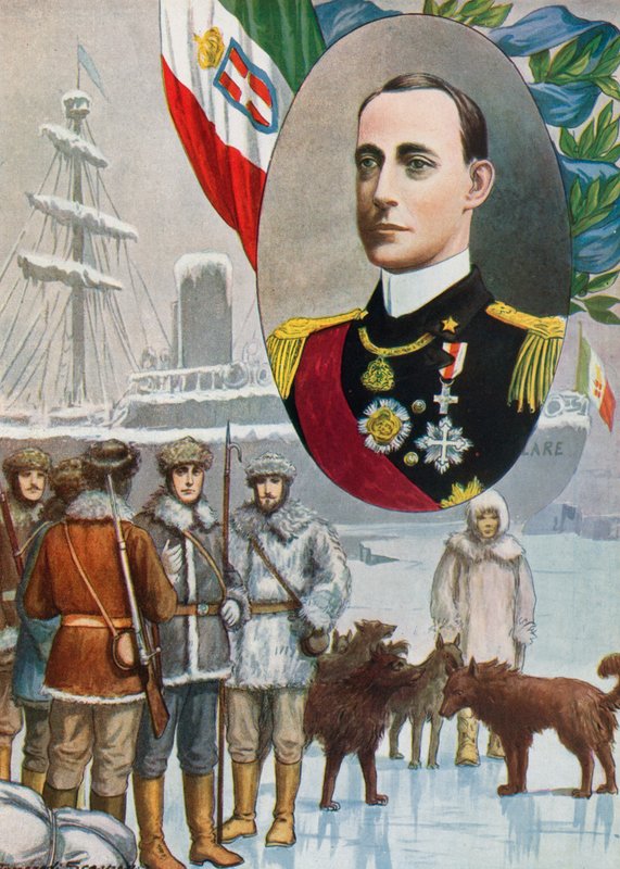 Polarexpeditionen av hertigen av Abruzzi av Tancredi Scarpelli
