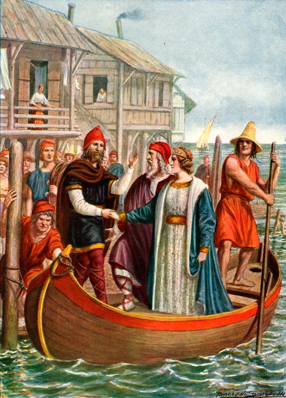 Venedig i slutet av 700-talet av Tancredi Scarpelli