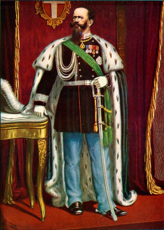 Victor Emanuel II, första kung av Italien av Tancredi Scarpelli