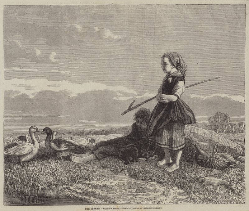 Den tyska gåsjungfrun av Theodor Hosemann