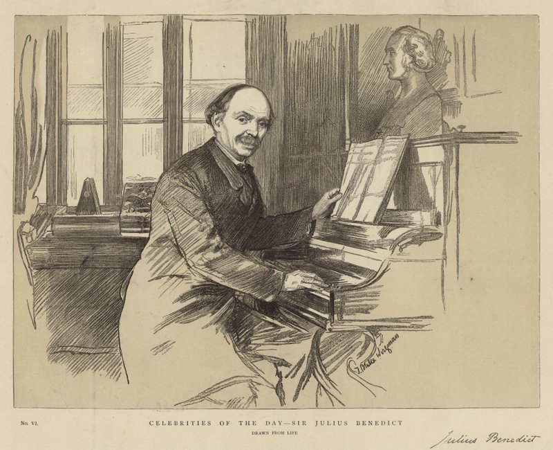 Dagens kändisar, Sir Julius Benedict av Theodore Blake Wirgman