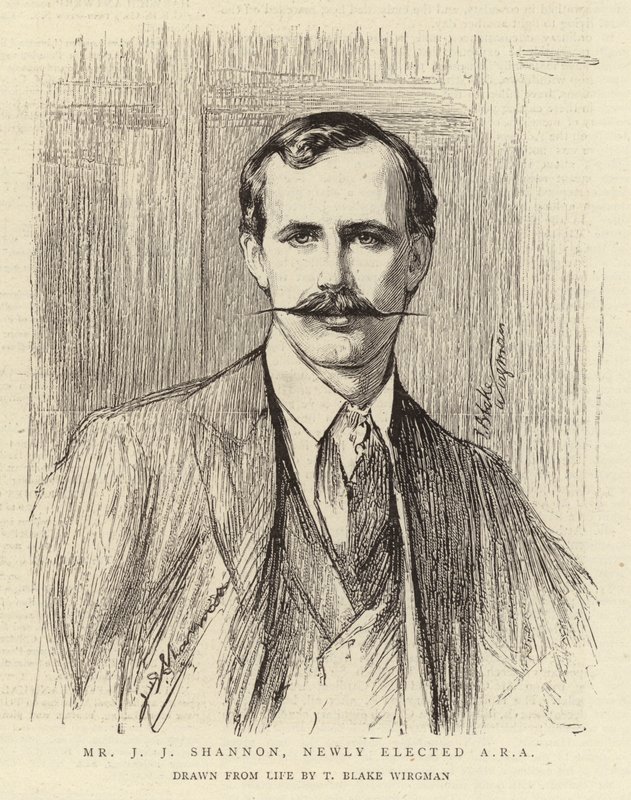 J J J Shannon, nyvald ARA av Theodore Blake Wirgman