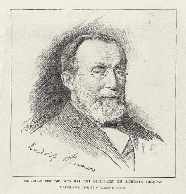 Professor Virchow, som just har firat sin åttioårsdag av Theodore Blake Wirgman