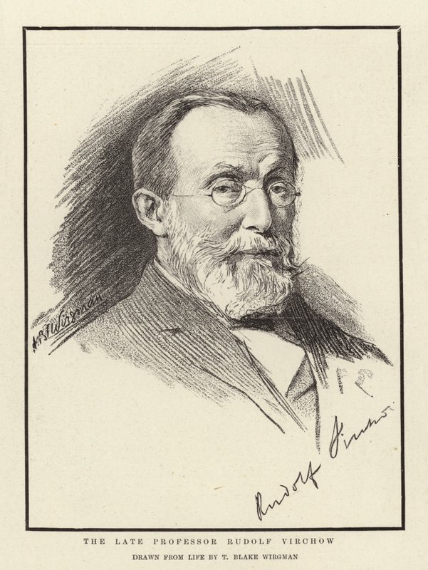 Den framlidne professorn Rudolf Virchow av Theodore Blake Wirgman
