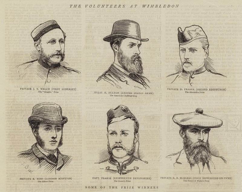 Volontärerna i Wimbledon av Theodore Blake Wirgman
