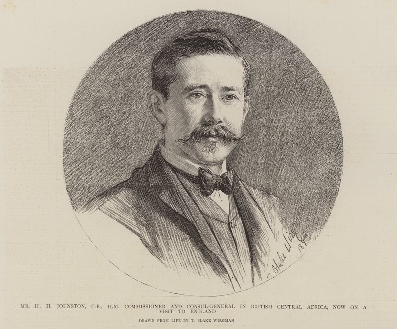 Mr H H Johnston, kommissionär och generalkonsul i brittiska centralafrika, nu på besök i England av Theodore Blake Wirgman