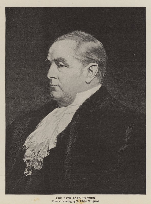 Den framlidne Lord Hannen av Theodore Blake Wirgman