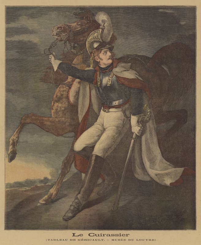 Den sårade kuirassiern av Theodore Gericault