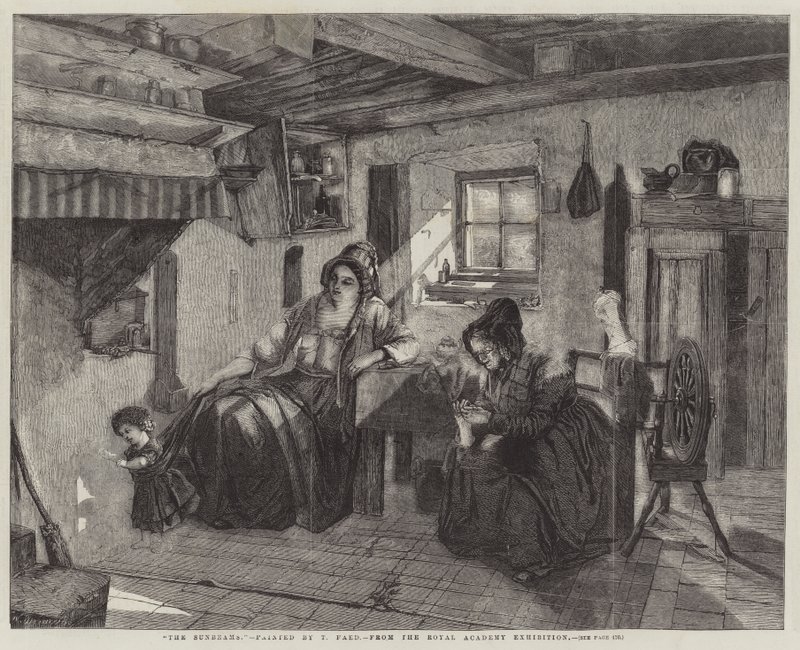 Solstrålarna av Thomas Faed