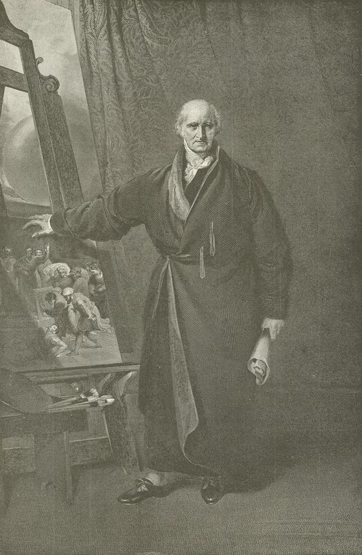 Benjamin West, president för Royal Academy av Thomas Lawrence