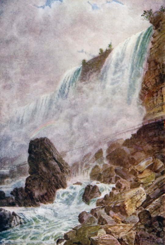 Niagarafallen av Thomas Mower Martin