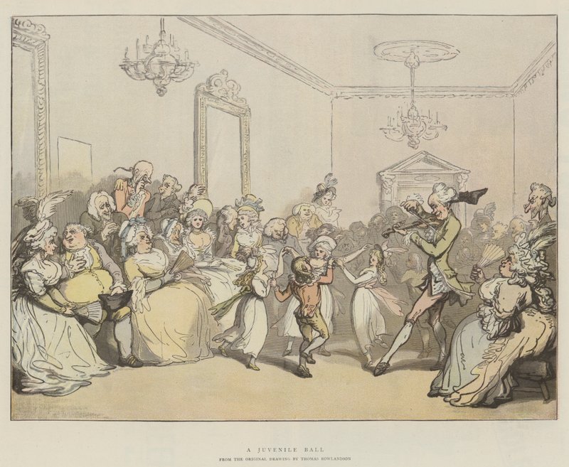 En ungdomsboll av Thomas Rowlandson