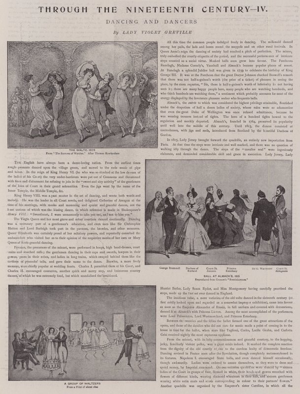 Dans och dansare av Thomas Rowlandson