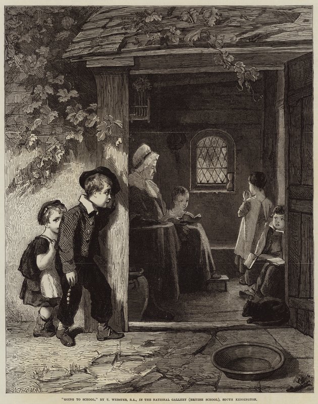 Går till skolan av Thomas Webster