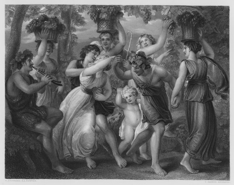 The Vintage, från bilden i Vernon Gallery av Thomas Stothard