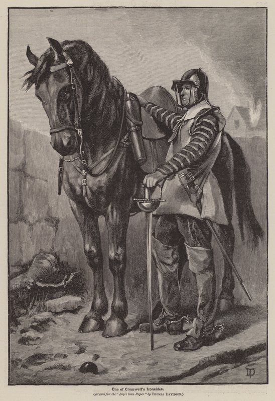 En av Cromwells Ironsides (gravyr) av Thomas (after) Davidson
