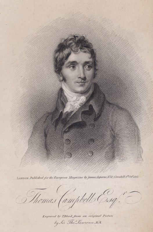 Thomas Campbell, skotsk poet av Thomas (after) Lawrence