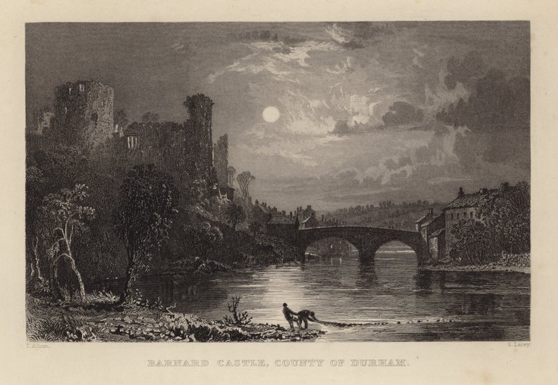 Barnard Castle av Thomas Allom