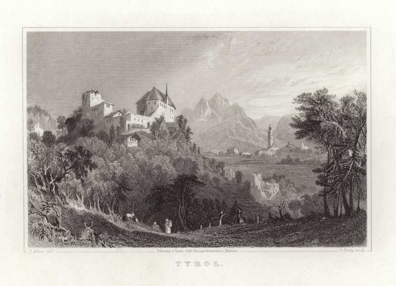 Tyrolen av Thomas Allom