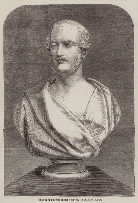 Byst av HKH prinsgemalen, av Mathew Noble av Thomas Harrington Wilson