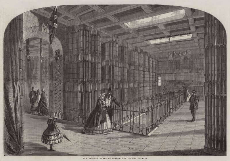 New Armoury, Tower of London, rådskammaren av Thomas Harrington Wilson