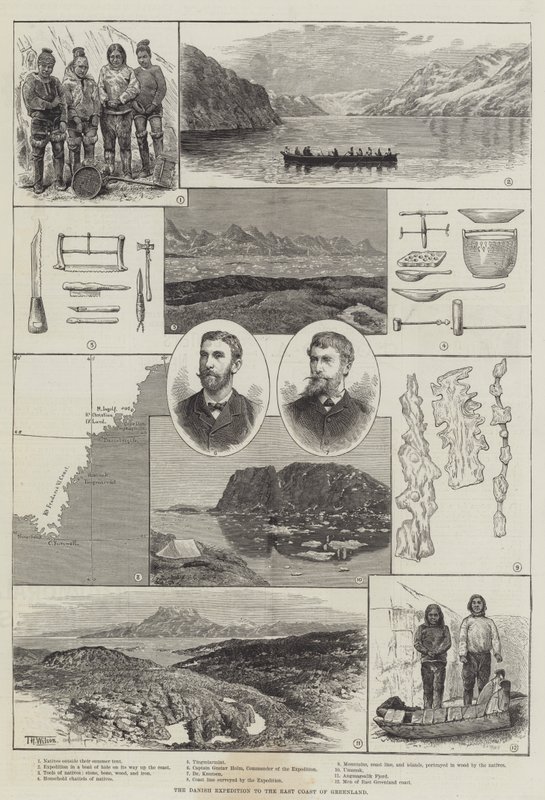 Den danska expeditionen till Grönlands östkust av Thomas Harrington Wilson