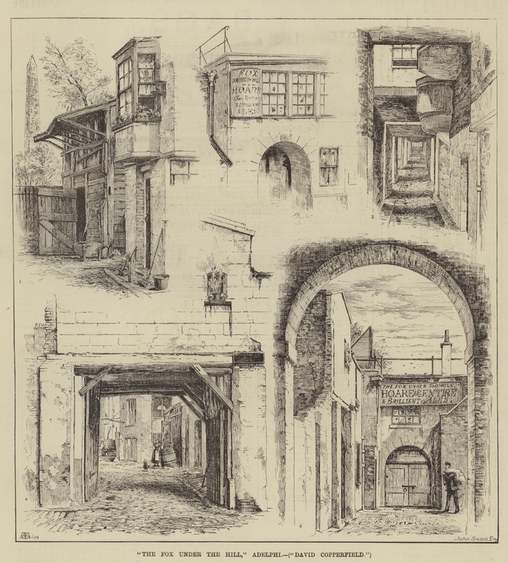 Räven under kullen, Adelphi, David Copperfield av Thomas Harrington Wilson