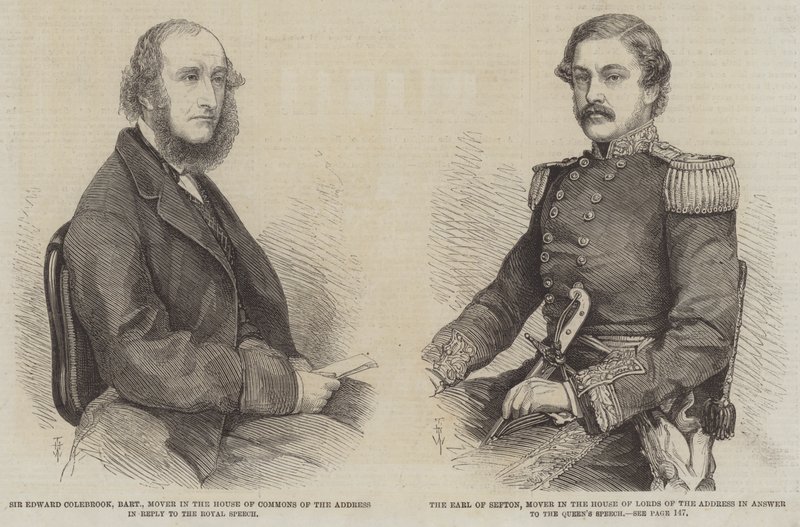De som lade fram talet i över- och underhuset av Thomas Harrington Wilson