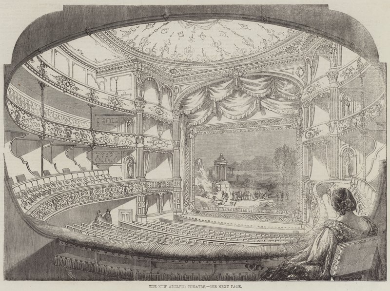 Nya Adelphi-teatern av Thomas Harrington Wilson