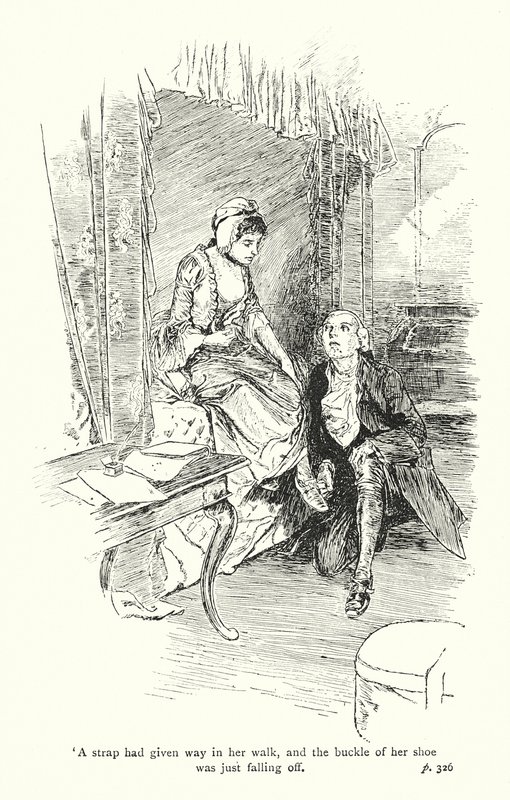 Illustration till A Sentimental Journey av Laurence Sterne (litografi) av Thomas Heath Robinson