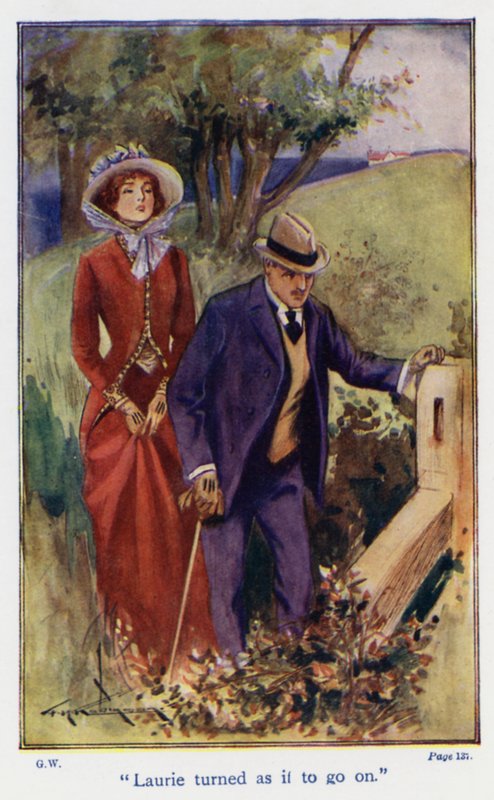 Illustration till Good Wives av Louisa M Alcott (färglitografi) av Thomas Heath Robinson