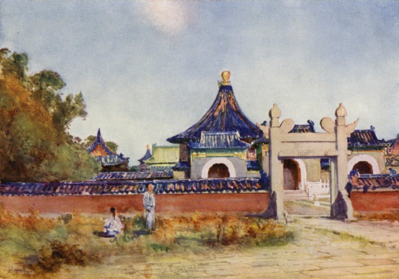 Peking, Kejsarnas Robing-templet, Himlens tempel av Thomas Hodgson Liddell