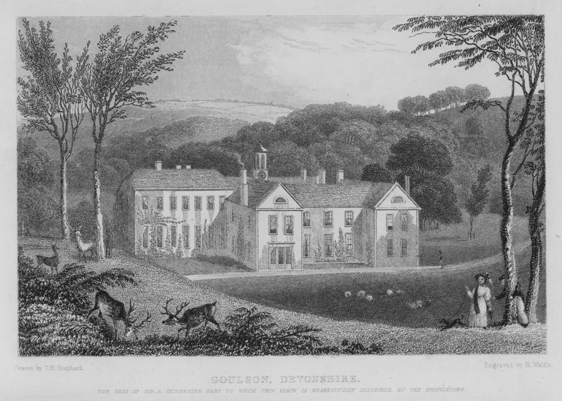 Goulson, Devonshire (gravyr) av Thomas Hosmer (after) Shepherd