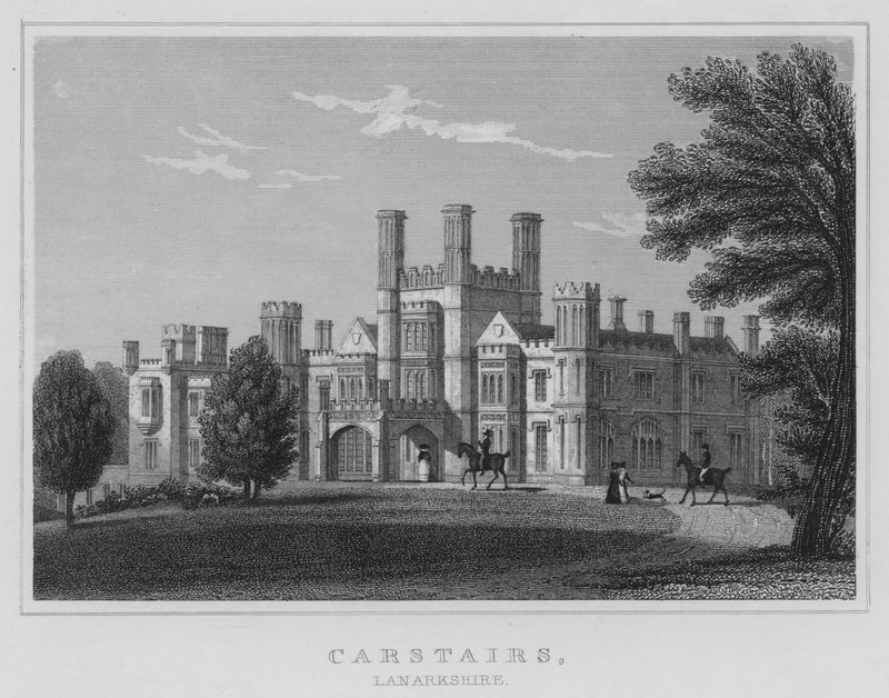 Carstairs, Lanarkshire (gravyr) av Thomas Hosmer Shepherd