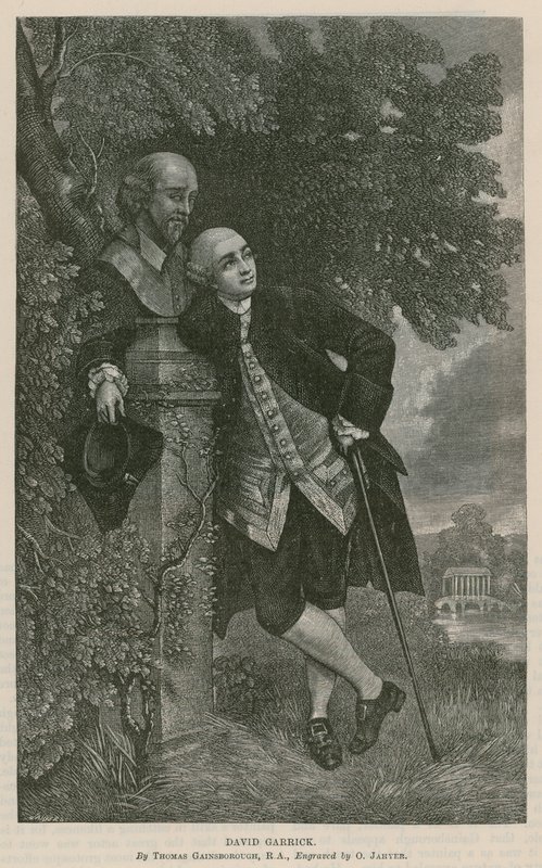 David Garrick, skådespelare av Thomas Hosmer Shepherd