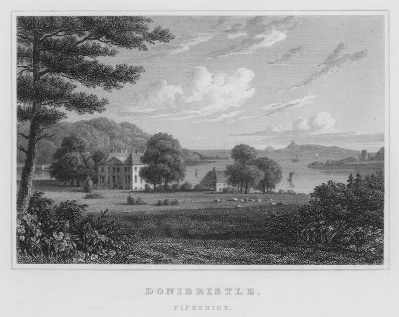 Donibristle, Fifeshire (gravyr) av Thomas Hosmer Shepherd