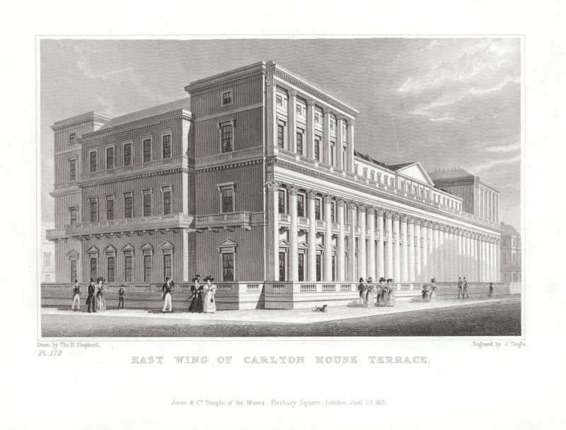 East Wing of Carlton House Terrace av Thomas Hosmer Shepherd