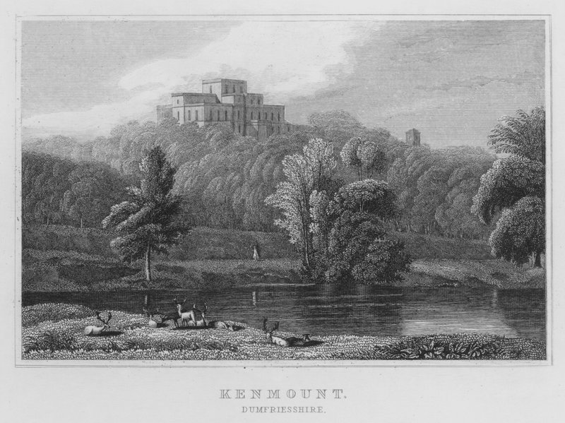 Kenmount, Dumfriesshire (gravyr) av Thomas Hosmer Shepherd