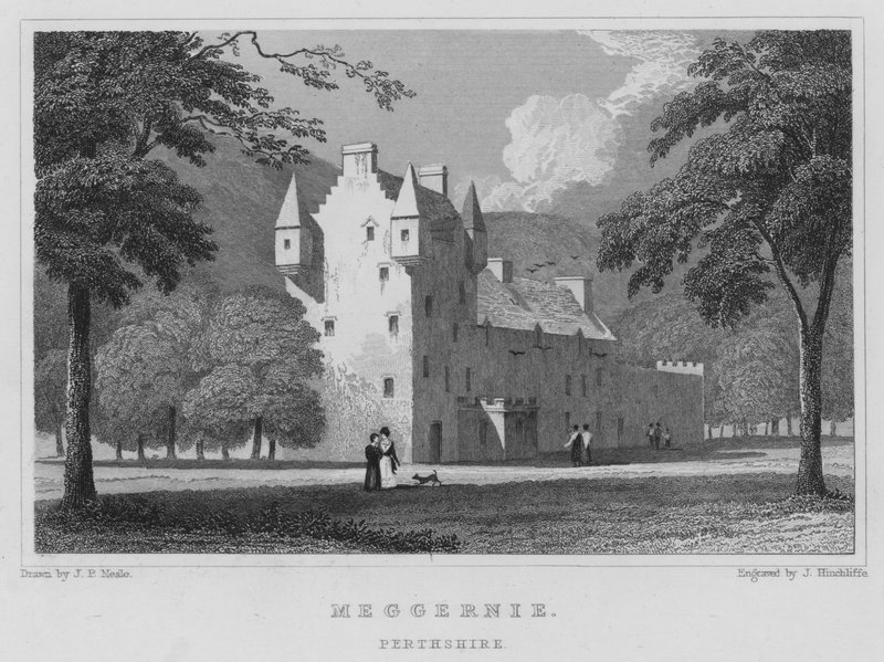Meggernie, Perthshire (gravyr) av Thomas Hosmer Shepherd