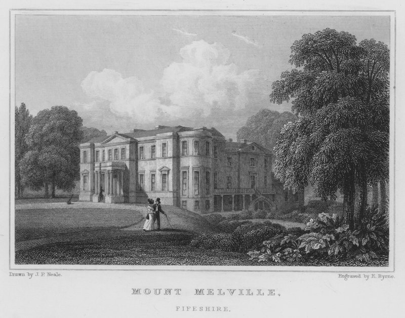 Mount Melville, Fifeshire (gravyr) av Thomas Hosmer Shepherd