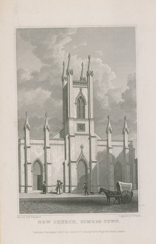Ny kyrka i Somers Town av Thomas Hosmer Shepherd