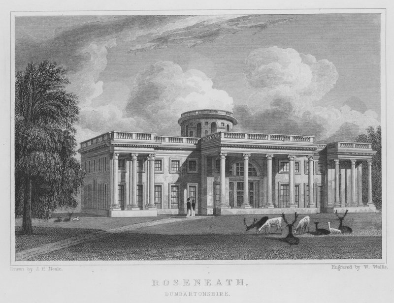 Roseneath, Dumbartonshire (gravyr) av Thomas Hosmer Shepherd