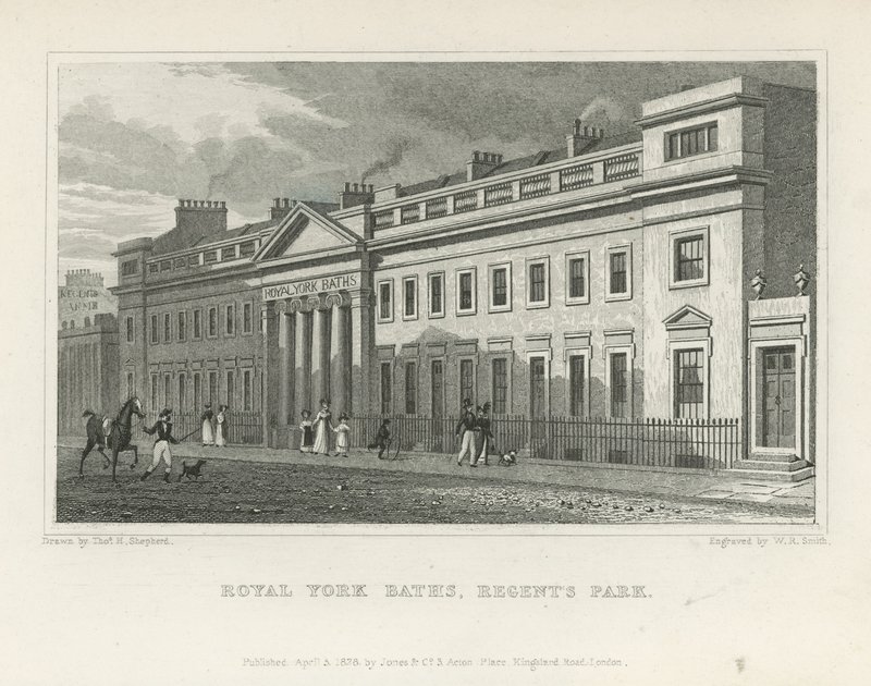 Royal York Baths på York Terrace av Thomas Hosmer Shepherd
