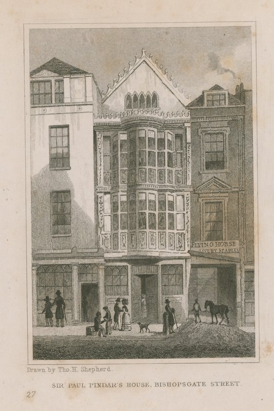 Sir Paul Pindars hem av Thomas Hosmer Shepherd