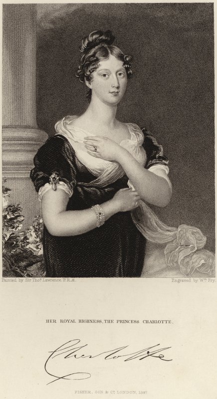 Prinsessan Charlotte av Wales av Thomas Lawrence