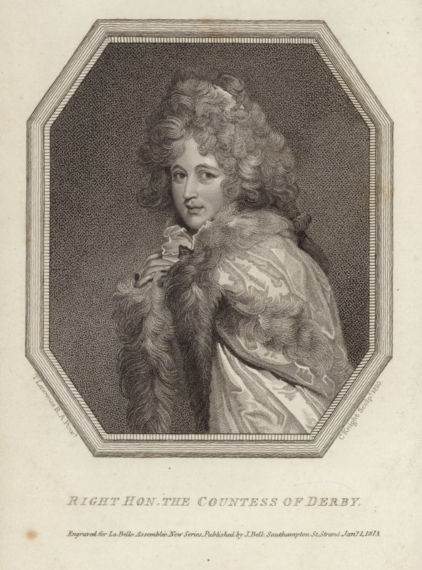 Höger ärade grevinnan av Derby av Thomas Lawrence