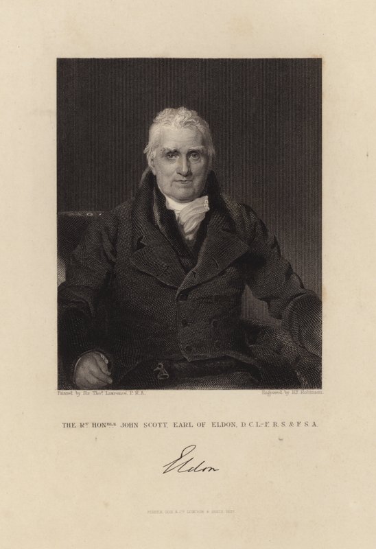 Den rätte ärade John Scott Earl of Eldon av Thomas Lawrence