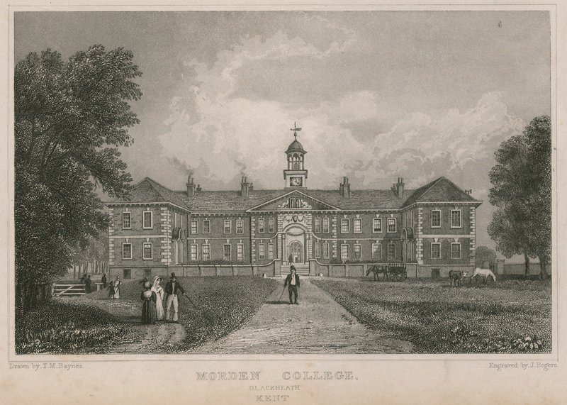 Allmän vy av Morden College av Thomas Mann Baynes