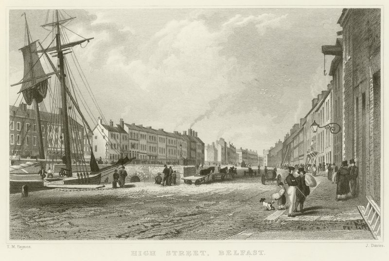 High Street i Belfast av Thomas Mann Baynes